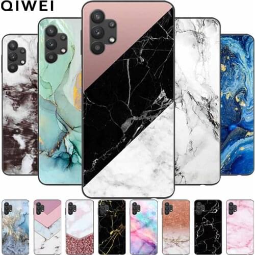 For Samsung A32 4G Case A325F 6.4'' Marble Soft Silicone Phone Cases For Samsung Galaxy A32 5G A326B 6.5'' Back Cover A 32 2021