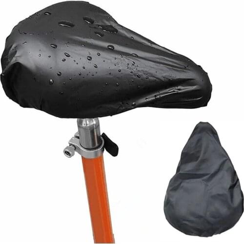 Bicycle Seat Rain Cover Outdoor Waterproof Elastic Dust and Rain Resistant UV Protector Bike Saddle Cover Bike Accessories