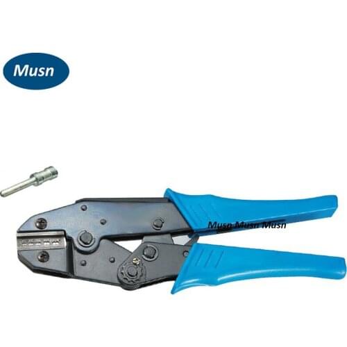 EUROPEAN STYLE RATCHET CRIMPING PLIER for Turned contacts for terminals