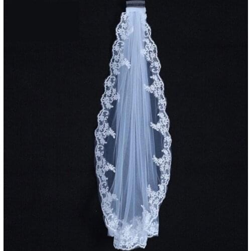 Halloween Queen Cosplay Accessory Wedding White Veil Head Dress Single LayerWoman Princess Headdress 0.9m 1.5m 3m Long Headwear