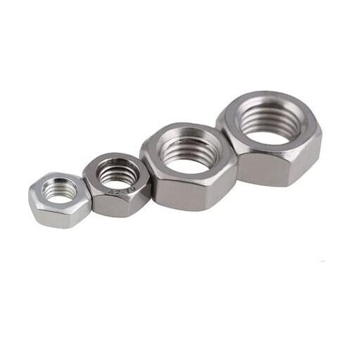 M4-M20 304 stainless steel reverse left nut, galvanized left tooth nut, reverse tooth six corner nut