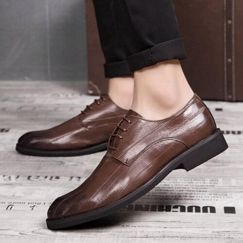 Men Dress Shoes Men Casual Winter Mens Shoes 2020 Fashion Man Leather Shose For Mens Zapatillas De Cuero Hombre