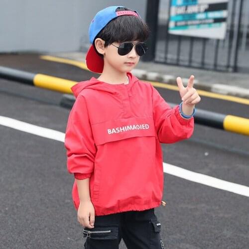 Autumn Boys Jacket 2020 New Korean Style Big Boys Sweatshirt Jacket Children Clothes BC998