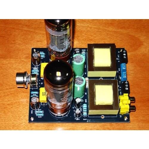 Promotional Genuine 6N1 / 6N2 + EL34 tubes fever small single-ended Class A tube amp fever amplifier board