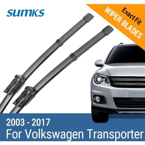 SUMKS Wiper Blades for Volkswagen Transporter T5 T6 2003 2004 2005 2006 2007 2008 2009 2010 2011 2012 2013 2014 2015 2016 2017