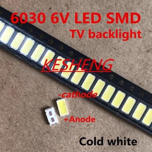 For LG LED SMD 6030 6V 1W Cool White For TV LED Backlight Beads best quality LATHT420M/1500PCS