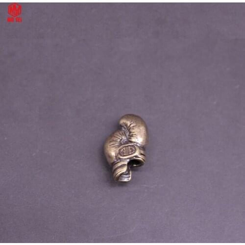 1PC EDC Paracord Beads Boxing Glove Retro Brass Copper Lanyard Pendants Knife Beads Umbrella Rope Cord Necklace Bracelet Beads