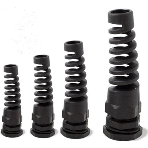 10pcs Free shipping Torsion resistant waterproof joint nylon plastic cable waterproof joint anti-bending type M12/16-25/PG7-16