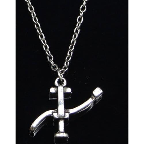 20pcs New Fashion Necklace 20x24mm dentists bed treatment center Pendants Short Long Women Men Colar Gift Jewelry Choker