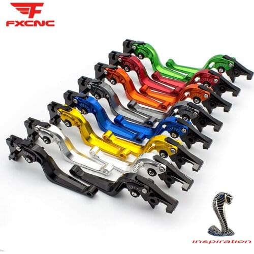 For Yamaha YFM 700 Raptor 700R 2008- 2017 CNC Aluminum Adjustable Snake Shape 3D Motorcycle Brake Clutch Levers Handle Set