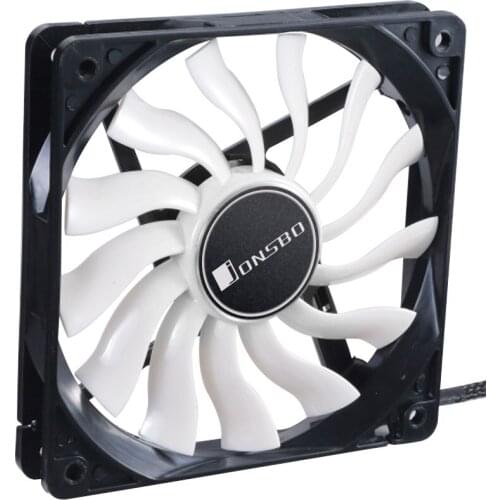 Jonsbo 12020 PC Computer Case FAN Cooling Fan 120mm 4PIN PWM Ultra-thin Chassis Fan 12cm Ultra-Quiet No light 120X120X20mm