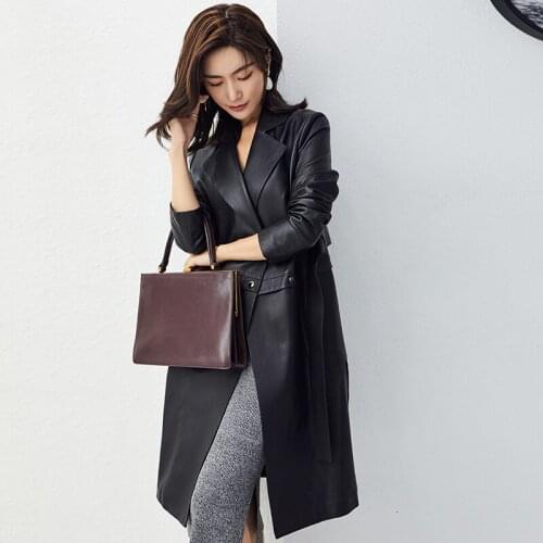 Genuine Leather Jacket Women Sheepskin Real Leather Jacket Slim Coat Windbreaker Women Clothes 2020 Chaqueta Mujer 71108 YY982