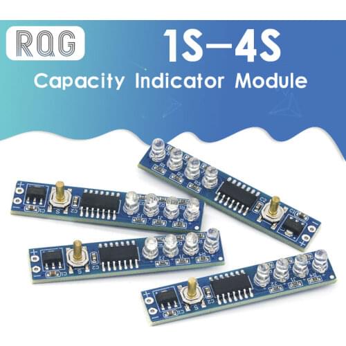 1S 2S 3S 4S Single 3.7V 18650 Lithium Battery Capacity Indicator Module Percent Power Level Tester LED display board