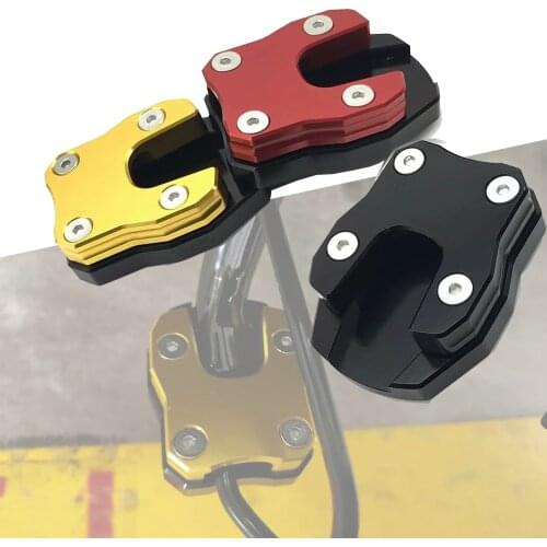 Motorcycle CNC Kickstand Foot Side Stand Extension Enlarge Pad Support Plate For Honda PCX125 PCX150 PCX 125/150 2018-2020