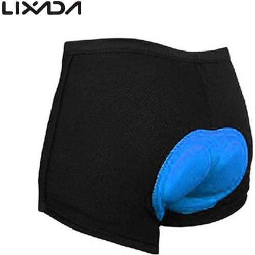 Men' Cycling Shorts Pro 3D GEL Padded Shockproof Black Bike Underpant Black Bicycle Cycling Underwear Cycling Shorts