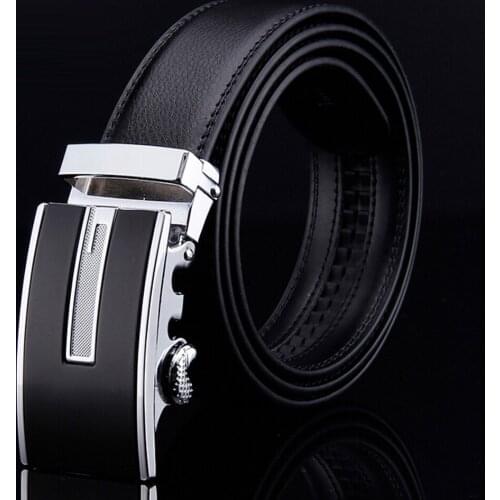 Famous Brand Belt Men Top Quality Genuine Luxury Leather Belts for Men,Strap Male Metal Automatic Buckle