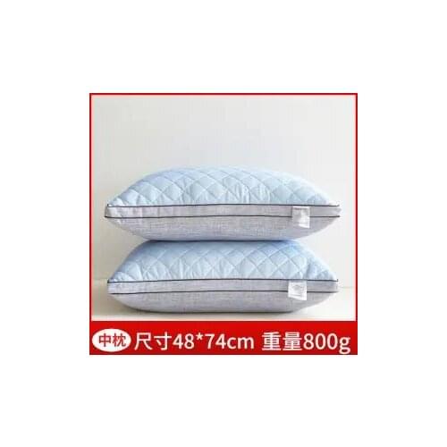 2021 New ice silk natural latex pillow home adult cervical pillow inner lining with pillowcase