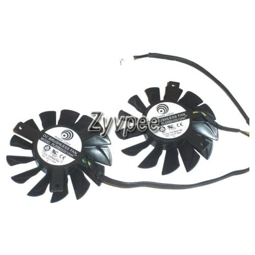 PLD08010S12HH 12V 0.35A 4Wires for MSI R6790 570GTX R6850 N460GTX Twin Coolin Fan