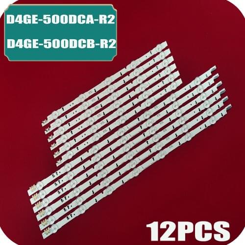 12 PCS/set LED backlight For Samsung UN50J5500 UE50H6200 UE50H6470 D4GE-500DCA-R2 D4GE-500DCB-R2 BN96-30428A BN96-30427 30425