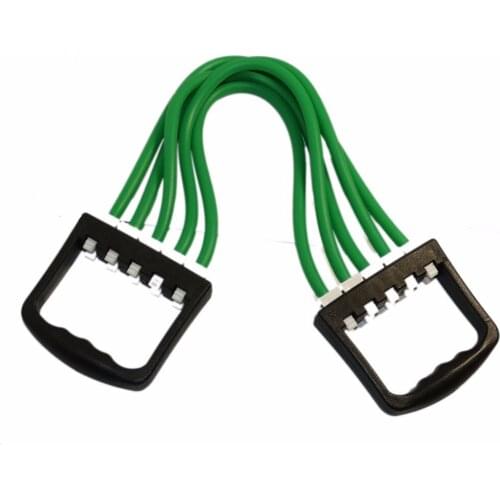 Portable Indoor sports Supply Chest Expander Puller Exercise Fitness Resistance Cable Rope Tube Yoga 5 Resistance Bands