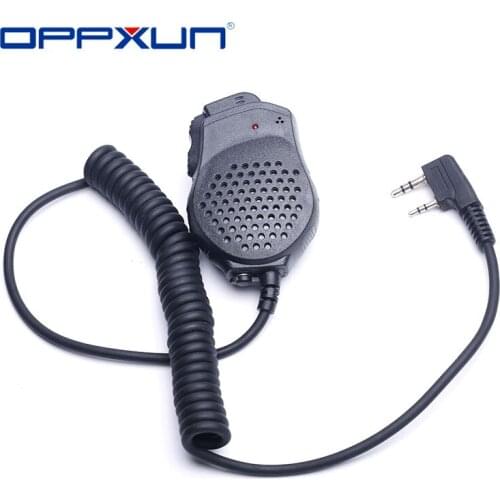 Handheld Microphone Special for Walkie Talkie Baofeng UV-82 Dual PTT Button Radio Station Extension Speaker K Port CB Radio Mic