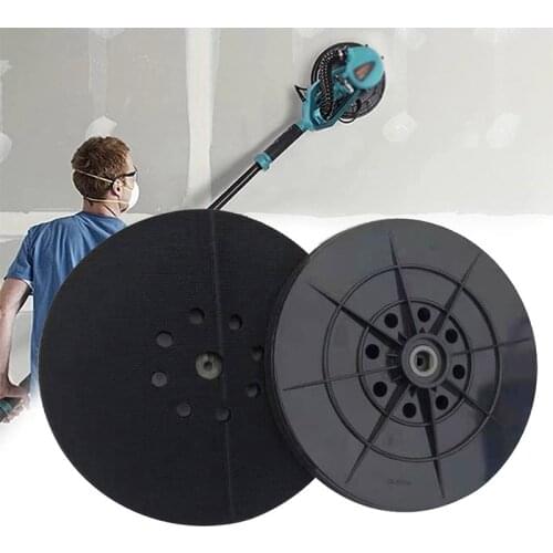 Drywall Hook and Loop 9" 230mm 8 Hole Sander Backup Sanding Pad Backing Plate for Grinding Disc Polishing Woodworking