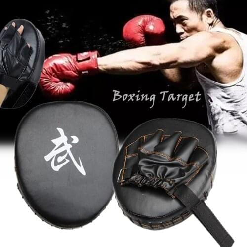 Training Boxer Target Taekwondo Practice Target Hand-held Boxing Pad Kicking Mitt Shield Black