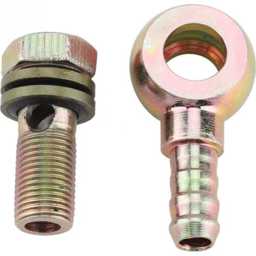 Carbon Steel Two Sizes Ball Head Adapter M6/M8 Motorcycle Refit Oil Cooler Fittings Plug Ball Head Adapter