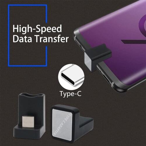 USB C 90 Degree Angle Type C Male to Female Adapter Converter Connector USB-C Mobile Phone Adapters & Converters