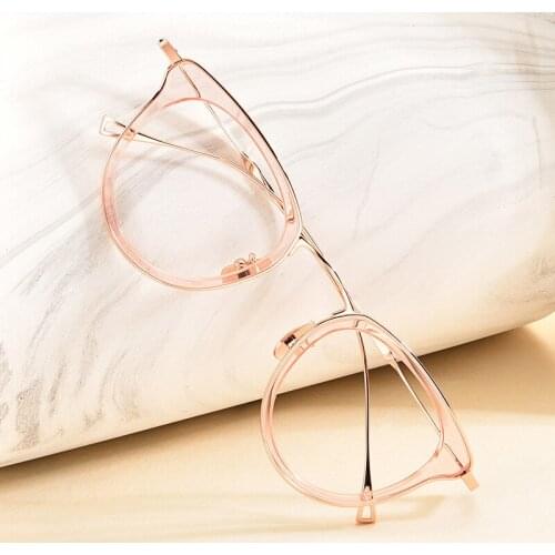 Veshion Titanium Glasses Frames Men Women Gold Eye Glasses Frames Japanese Vintage Ultra-light Fashion Transparent Clear Lens