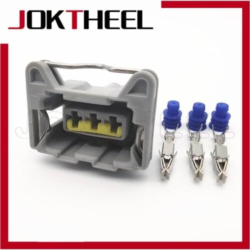 1/5/10/20 sets TE tyco AMP 3 Pin way female waterproof gray gearbox automobile knock sensor plug wire connector for JAC 368215-1