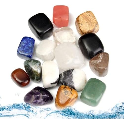 10Pcs Natural Gem Amorphous Fish Tank Decoration Random Color