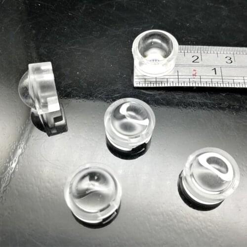 13mm Lens 15 30 45 60 90 100 Degree 13mm Mini IR LED PCB Angle Lens for 1W 3W 5W LED Lamp Convex Lenses