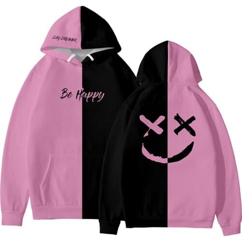 2020 Hot Sale Smile Face Kids/Men/Women Hoodies Sweatshirts Print Cute Chic Smile Face Sweatshirts Hoodies Streetwears Oversize