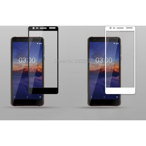 5 PCS For Nokia 3.1 Tempered Glass Full Cover Screen Protector For Nokia 3.1 Glass Anti-Explosion Protective Glass For Nokia3.1