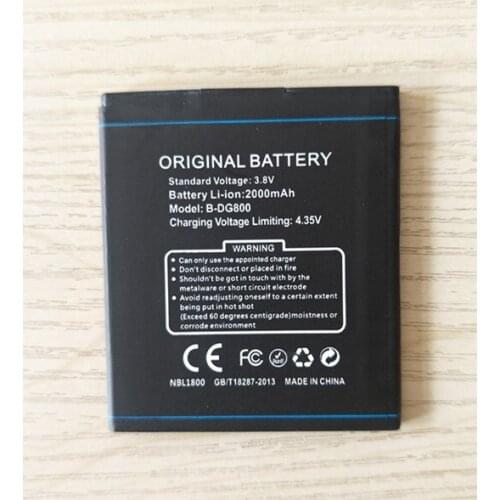 AZK High quality 3.8V 2000mAh B-DG800 Battery for DOOGEE Valencia DG800 DG800 Li-ion Mobile Phone Backup Battery