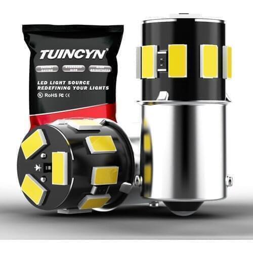 White 6000K Canbus No Error 1156 P21W BA15S 7506 S25 LED Bulb Reversing Led For Volkswagen VW MK6 Daytime Running Lights DRL 12V