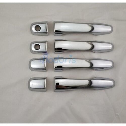 Door Handle Cover Trims Door Grab Holder Garnish Moulding Ring Protector Panels For Mitsubishi Triton L200 2005-2014 Accessories