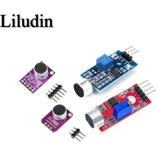 MAX4466 MAX9814Switch Detection Whistle Switch Microphone Amplifier For Arduino Selling Sound Sensor Module Sound Control Sensor