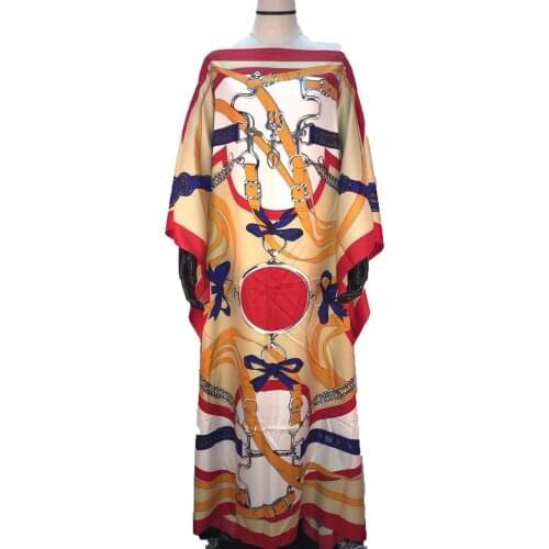 Top fashion Bohemian Printed Loose Summer Beach Dress Loose Style kaftan boho maxi dress African dresses for women