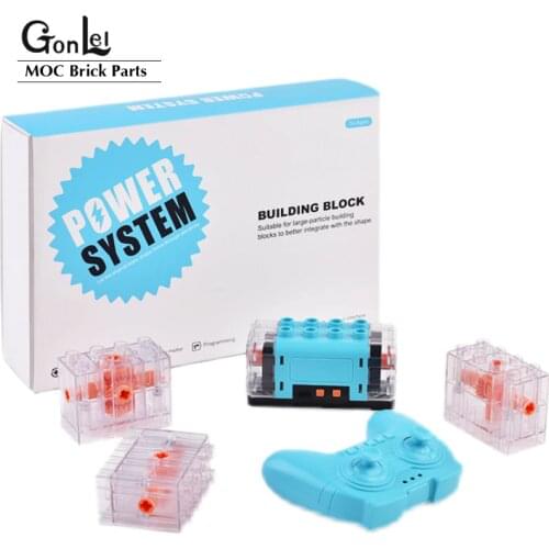 NEW Power Functions 2.4G wireless Remote Control Motors Kit fit for 9656 45002 Tech Machines Large Particle Building Blocks Set