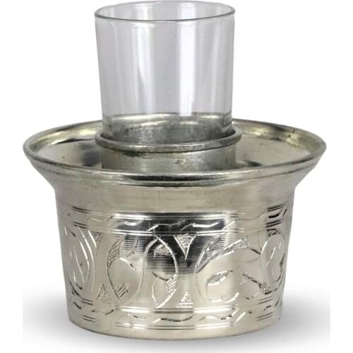 Morya Copper Greek Ouzo English Raki Crushed Wine Bottle Cooler Ice Packs Arab Nightcap Glass Cold Keeper Bar Accessories