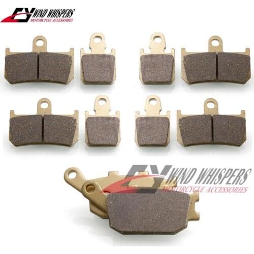 Copper fiber Motorcycle Front Rear Brake Pads For Yamaha YZFR1 YZF-R1 YZF R1 2007-2008-2009-2010-2011-2012-2013-2014