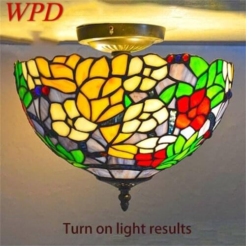 WPD Tiffany Ceiling Light Modern Creative Lamp Fixtures LED Home For Living Dining Room Decoration