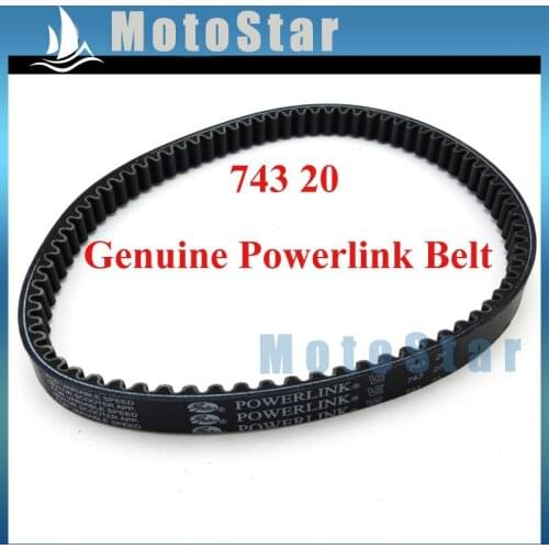 Powerlink Performance 743 20 30 CVT Drive Belt For GY6 125cc 150cc Engine ATV Quad Moped Scooter