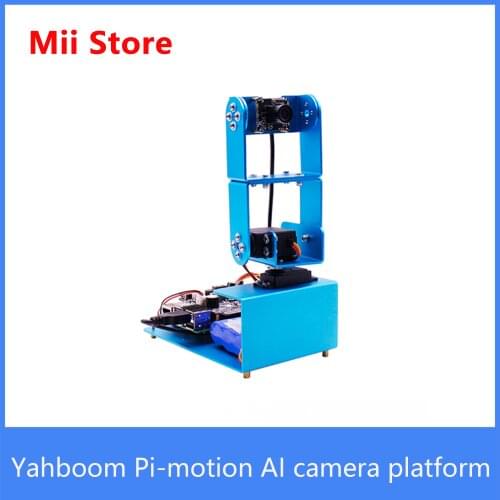 Raspberry Pi 4B Pi-motion AI Camera platform Visual intelligent robot python face recognition starter kit Plug-in version