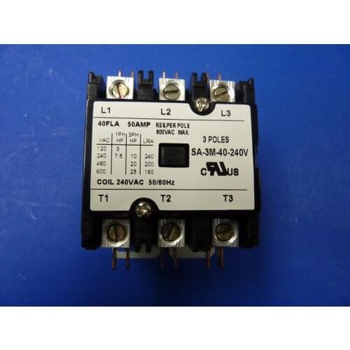 Special contactor for American air conditioner contactor compressor cutting machine SA-3M-40-240V