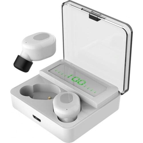 T12 Earphones Bluetooth 5.0 Rechargeable Wireless In-ear Earbuds for Phone