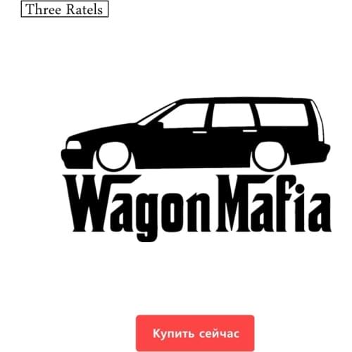 Three Ratels TZ-416 10*18.6cm 1-5 pieces WAGON MAFIA for vw volkswagen passat car stickers and decals auto car sticker