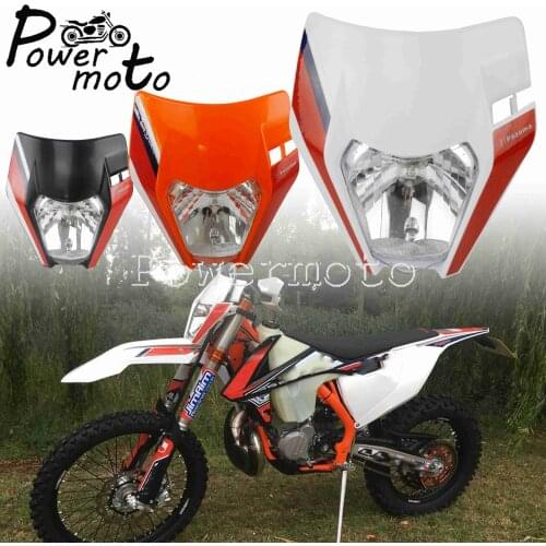 Universal Enduro Dual Sport Head Light Front Lamp For EXC XC-W XC-F SX SX-F 500 450 350 300 250 Six Days EXC-F Headlight